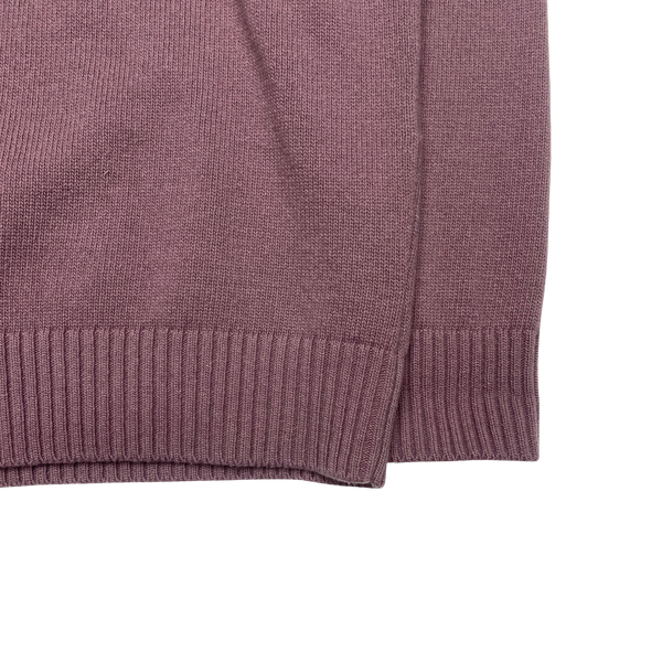 Stone Island Pink Knitted Crewneck Jumper