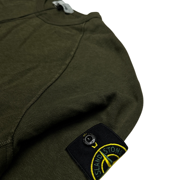 Stone Island 2021 Khaki Crewneck Sweatshirt