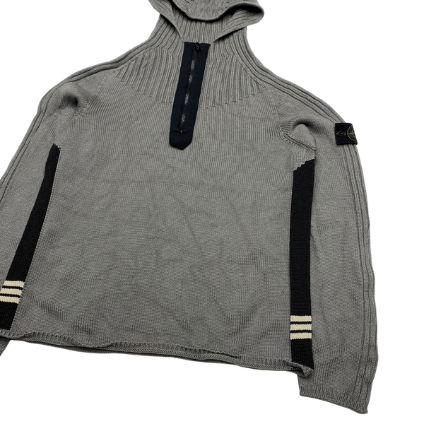 Stone Island Grey 2002 Vintage Pullover Hoodie