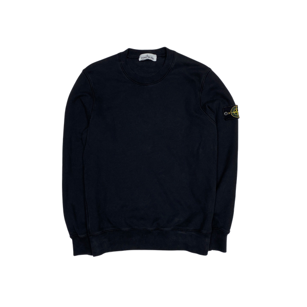 Stone Island 2021 Black Crewneck Sweatshirt