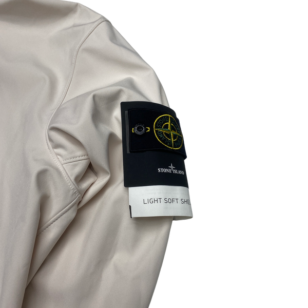 Stone Island Antiqued Rose Light Soft Shell R Jacket