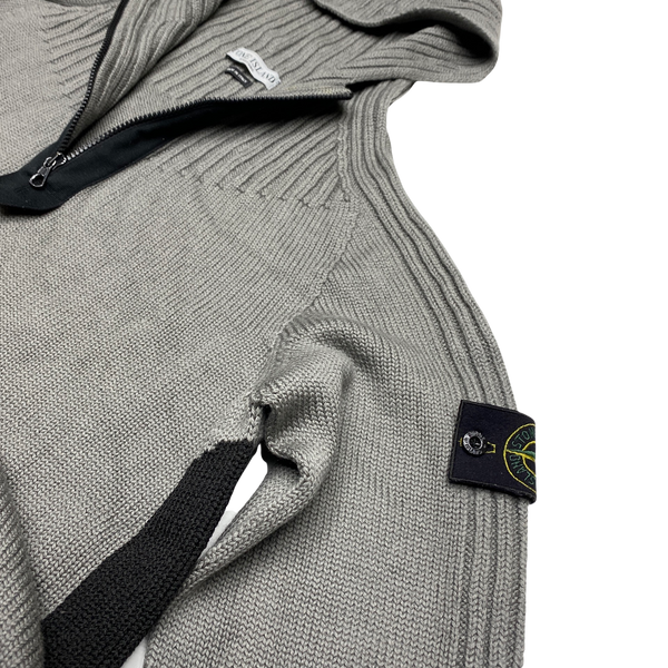 Stone Island Grey 2002 Vintage Pullover Hoodie