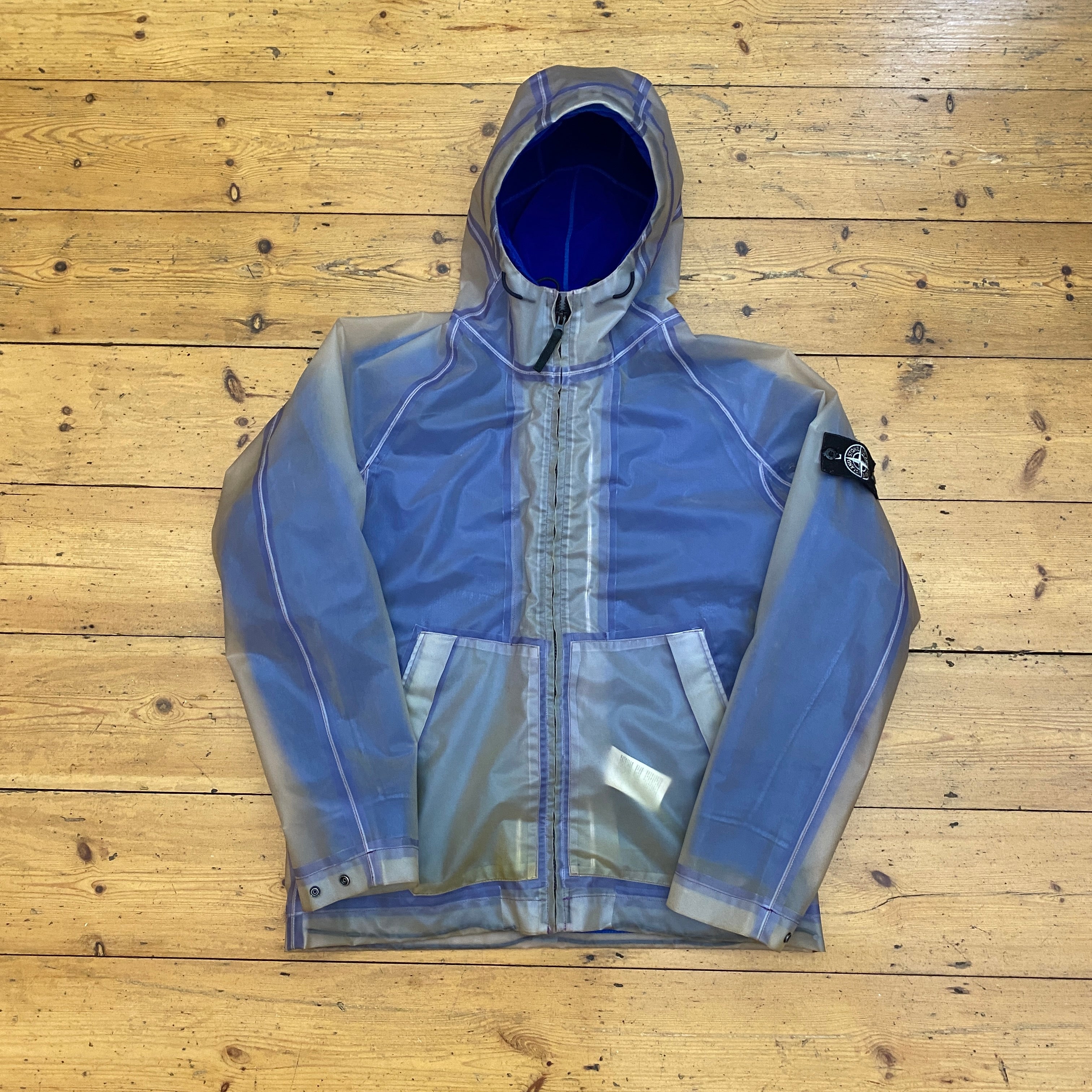 Stone Island Blue Poly Cover Jacket Mat s Island