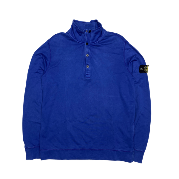 Stone Island 2015 Blue Stretch Cotton Pullover