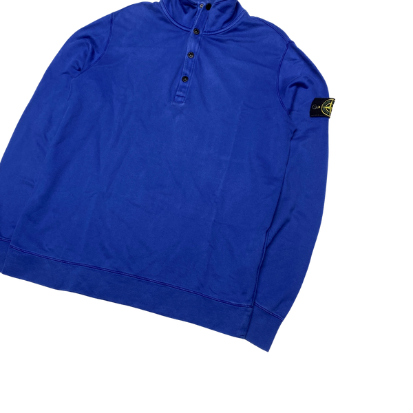 Stone Island 2015 Blue Stretch Cotton Pullover