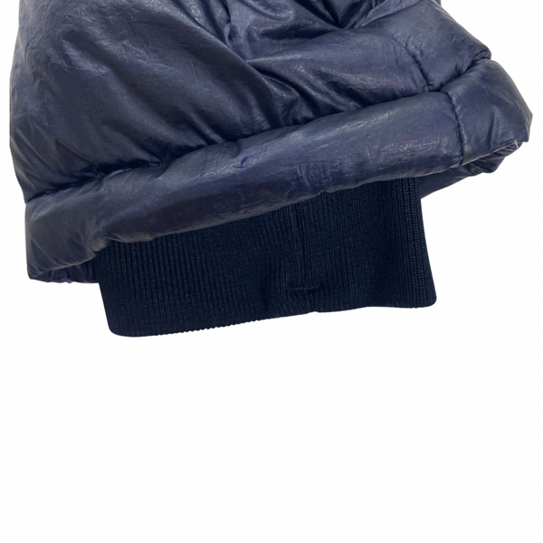 Stone Island Navy Down Filled Garment Dyed Puffer Jacket