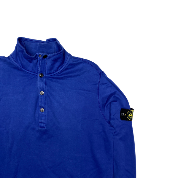 Stone Island 2015 Blue Stretch Cotton Pullover