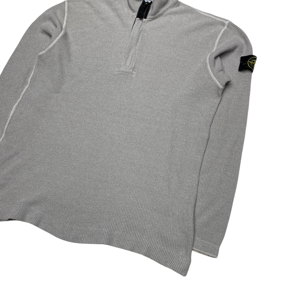 Stone Island Ribbed Cotton 2003 Vintage Pullover