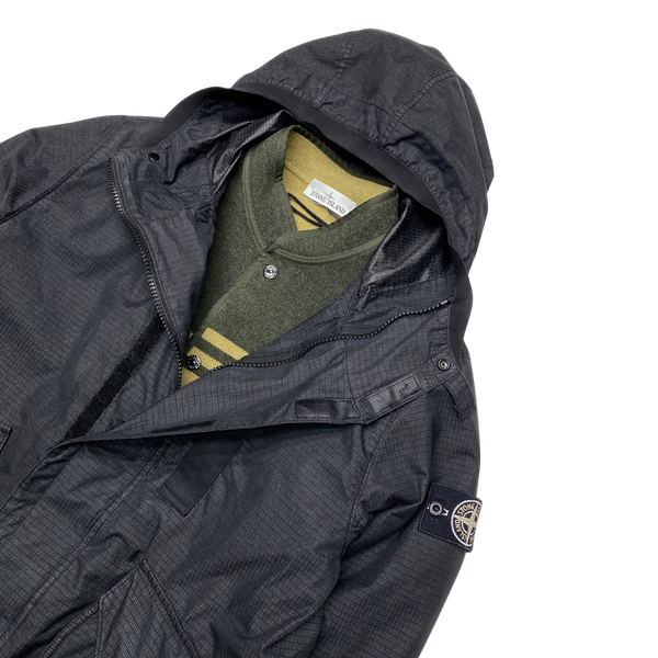 Stone Island Reflective Weave Ripstop Tc Jacket Orange