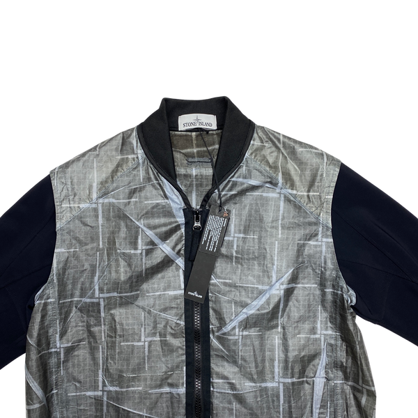 Stone Island 2017 Paper Poly House Check Grid Vest Jacket