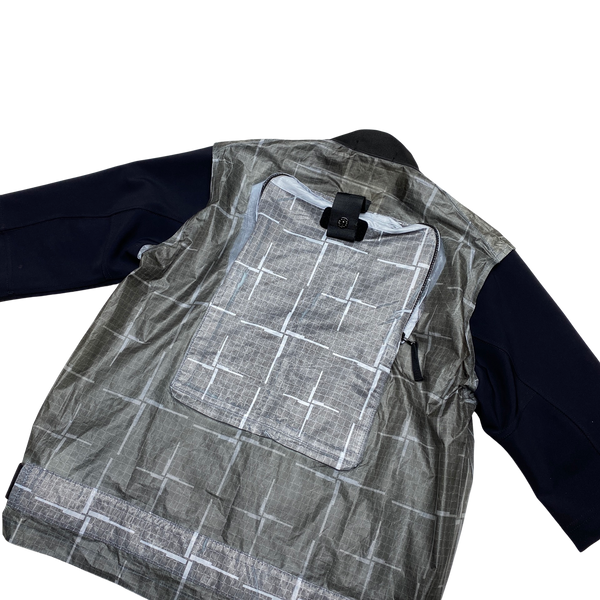 Stone Island 2017 Paper Poly House Check Grid Vest Jacket