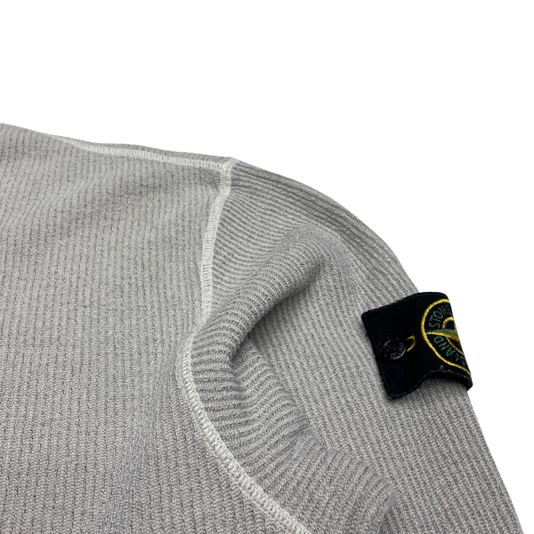 Stone Island Ribbed Cotton 2003 Vintage Pullover