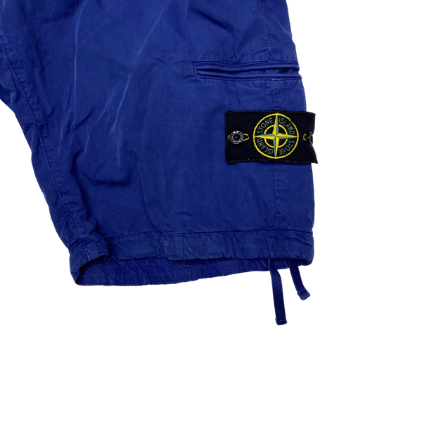 Stone Island 2012 Blue Cotton Cargo Shorts