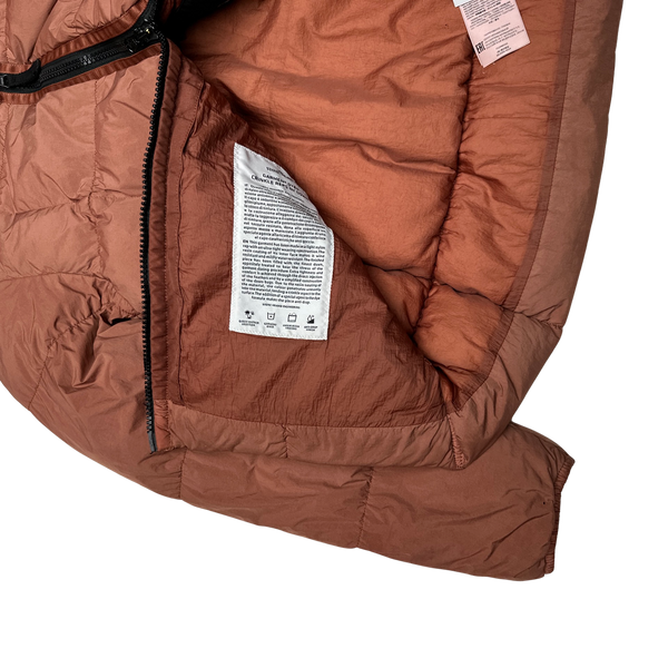 Stone Island Rust Down Garment Dyed Crinkle Reps Puffer Jacket