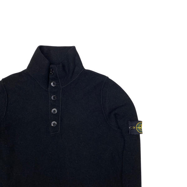 Stone Island 2007 Black Pullover Knit Jumper