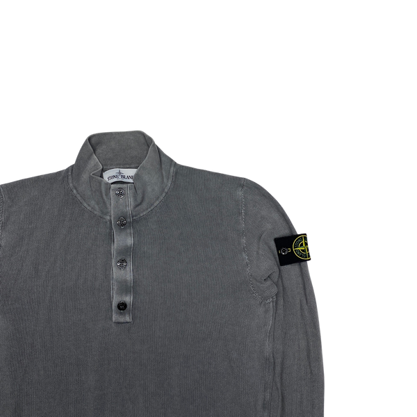 Stone Island Waffle Knit Cotton Pullover Jumper