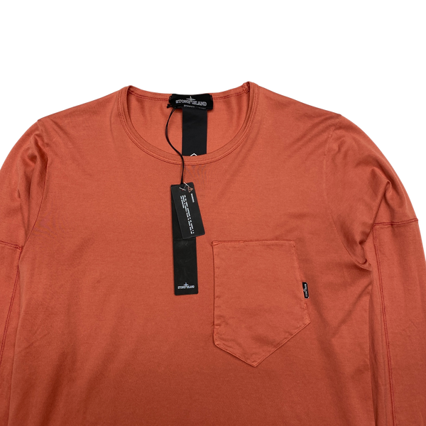 Stone Island Terracotta Shadow Project 10th Anniversary Longsleeve T