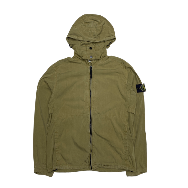 Stone Island Khaki 2014 Hooded Overshirt