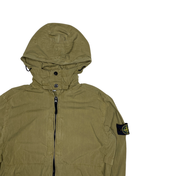 Stone Island Khaki 2014 Hooded Overshirt