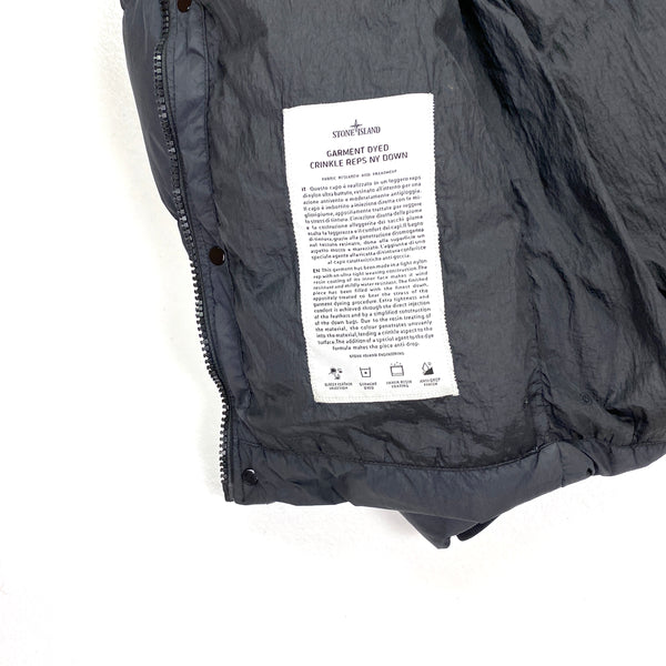 Stone Island Black 2016 Crinkle Reps Puffer Jacket (Damaged)