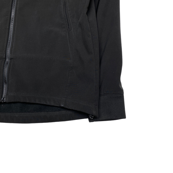 CP Company Black Fleece Lined Soft Shell Goggle Jacket