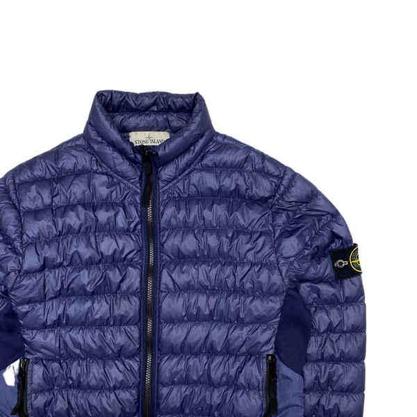 Stone Island 2018 Navy Micro Yarn Down Filled Jacket
