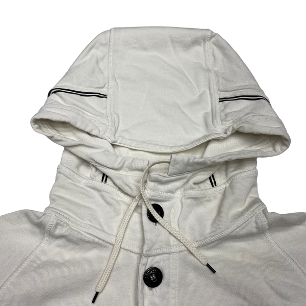 Stone Island 2009 White Cotton Pullover Jumper