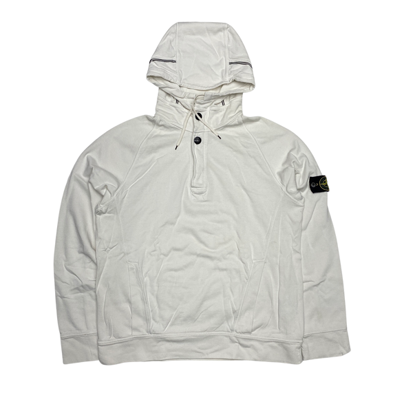Stone Island 2009 White Cotton Pullover Jumper