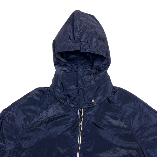 Stone Island 2007 Nylon Metal Navy Hooded Shimmer Jacket