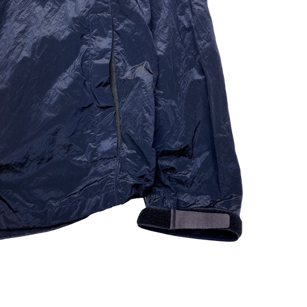 Stone Island 2007 Nylon Metal Navy Hooded Shimmer Jacket
