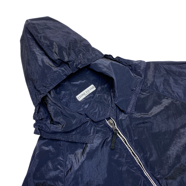 Stone Island 2007 Nylon Metal Navy Hooded Shimmer Jacket