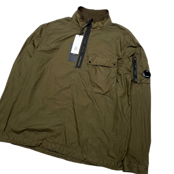 CP Company Khaki Taylon L Popover Smock