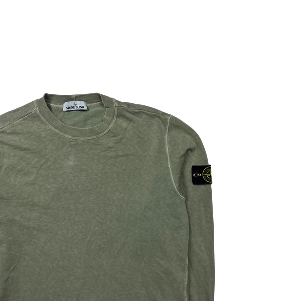 Olive stone island sweatshirt 2025