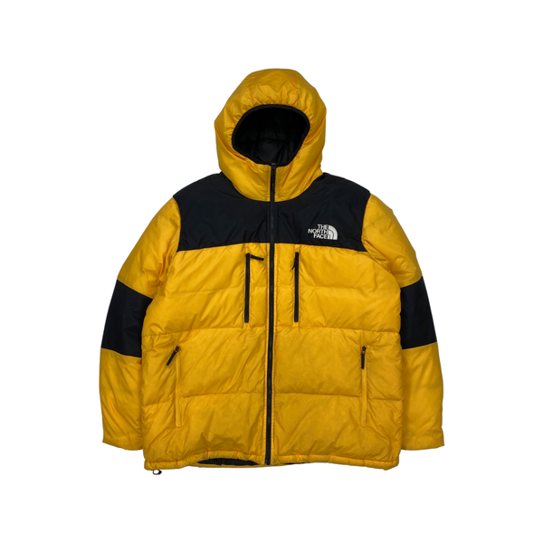 North Face Yellow Himalayan Down Filled Puffer Jacket
