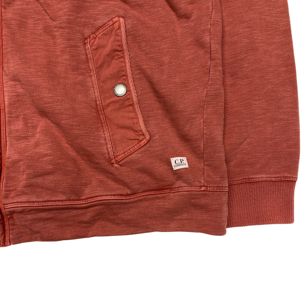 CP Company Terracotta Goggle Hoodie