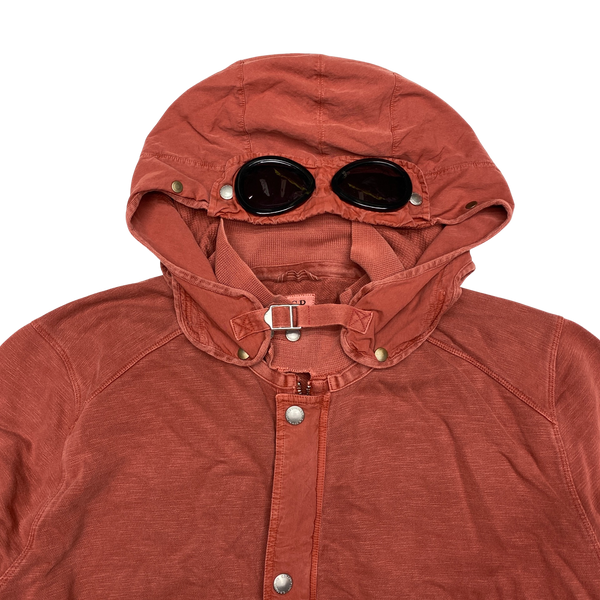 CP Company Terracotta Goggle Hoodie