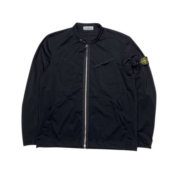 Stone Island Garment Dyed Nylon Jersey R Jacket