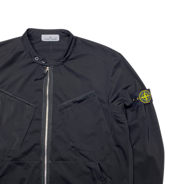 Stone Island Garment Dyed Nylon Jersey R Jacket