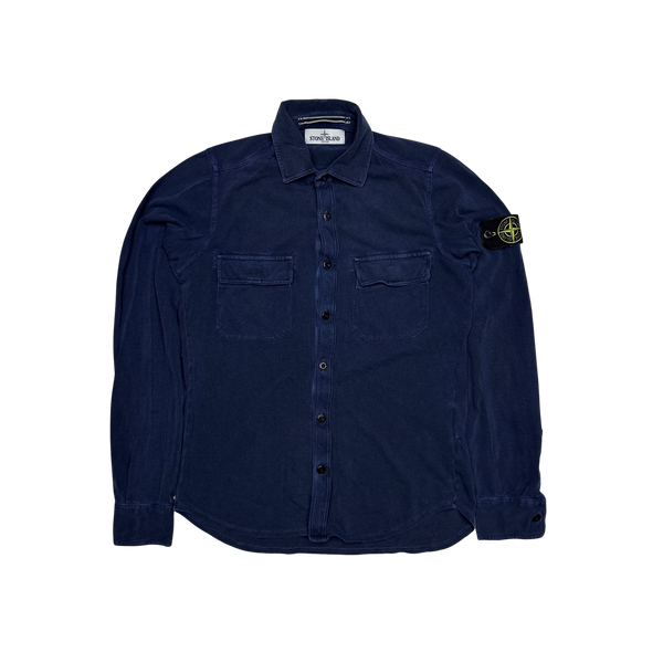Stone Island 2013 Navy Blue Cotton Shirt