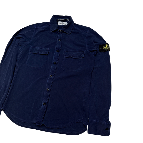 Stone Island 2013 Navy Blue Cotton Shirt