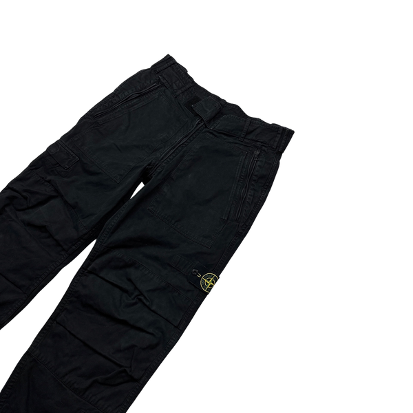 Stone Island Vintage 2006 Black Cargo Baggy Trousers - 32"