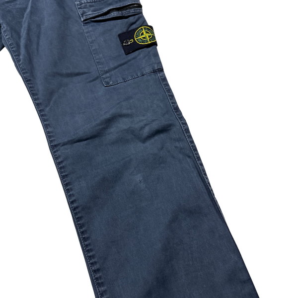 Stone Island 2018 Navy Blue SK Cargos  - 33"
