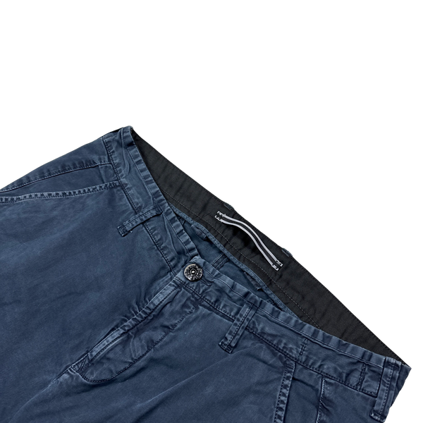Stone Island 2018 Navy Blue SK Cargos  - 33"