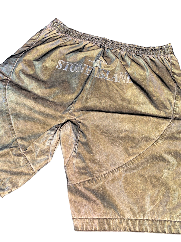 Stone Island Dust Plated Reflective Shorts