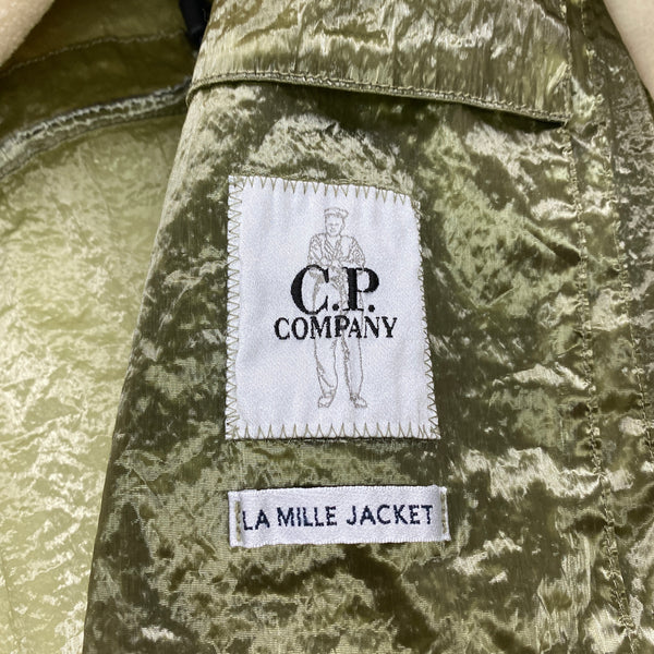 CP Company Olive Kan D Sherling Lined Jacket
