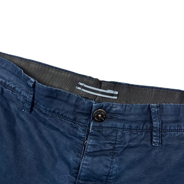 Stone Island Dark Navy RE T Cargo Trousers - 36"