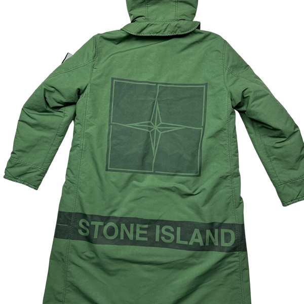 Stone Island 2022 Green David TC Primaloft Trench Coat - Medium