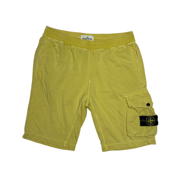 Stone Island 2019 Yellow Cotton Shorts
