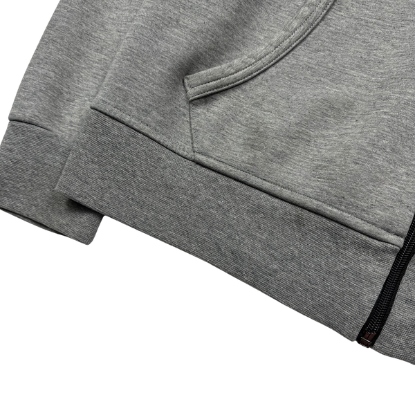 Ralph Lauren Light Grey Zipped Hoodie - Medium