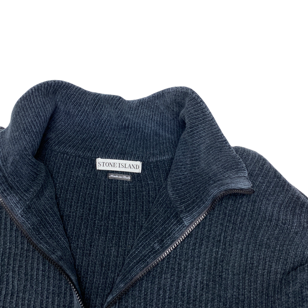 Stone Island 1998 Vintage Cotton Knit Zip Up